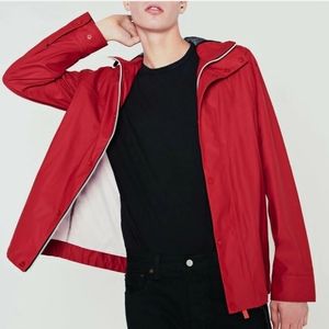 Hunter Men's Lightweight Waterproof Jacket Red Men